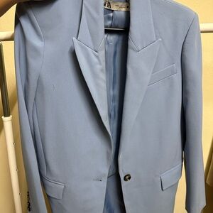 Light Blue Zara Men's Blazer